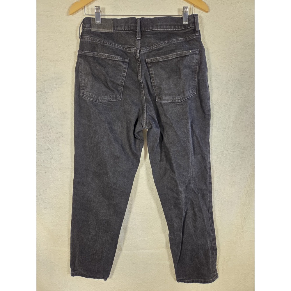 Everlane The Original Cheeky Jean Women 28 Black High Rise Straight Leg Organic - Picture 5 of 9